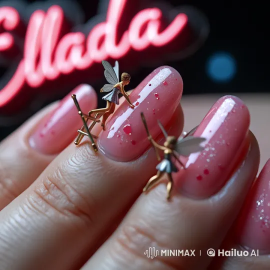 Fairy Magicians Perform Enchanting Manicure in Live2D Animation – AI Generated Video | Hailuo AI