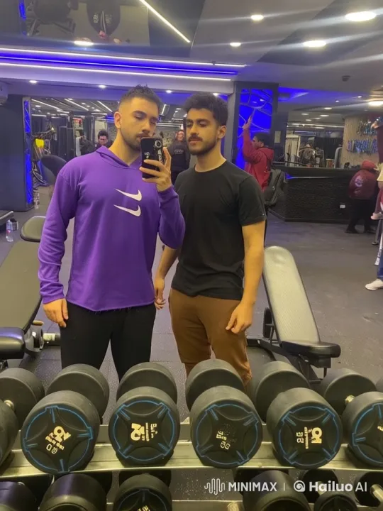 Live2D Animated Gunfight in Crowded Gym – AI Generated Video | Hailuo AI