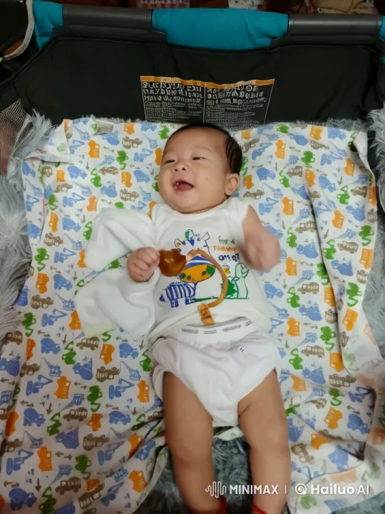 Baby Dancing Joyfully in Striped Pajamas – AI Generated Video | Hailuo AI