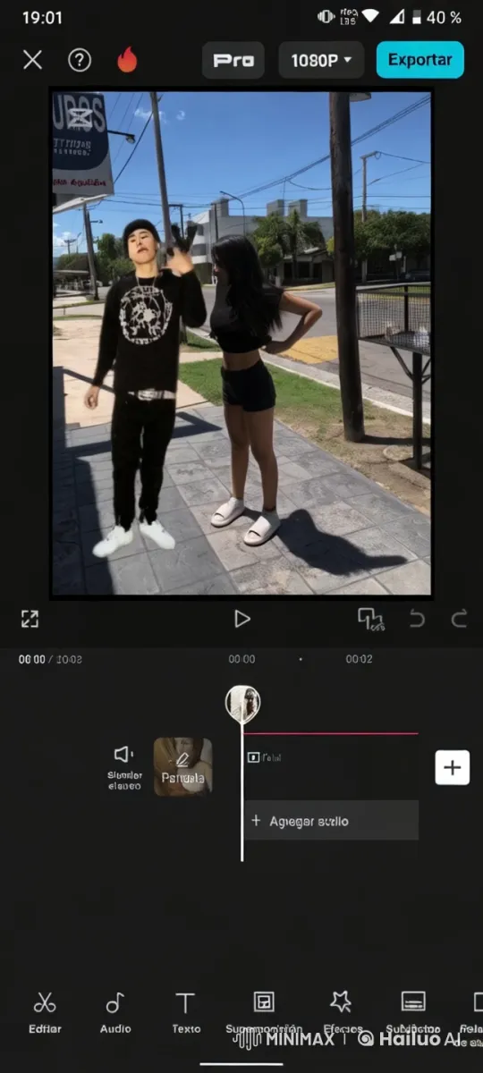 Animated Boy and Girl Embrace and Kiss in Outdoor Setting – AI Generated Video | Hailuo AI