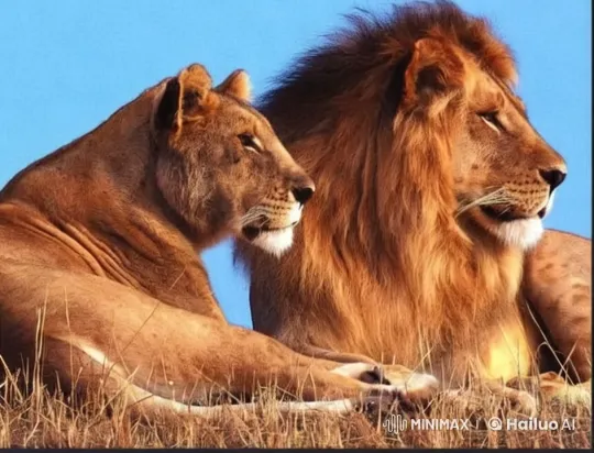 Lion Pride Stampede in Live2D Animation – AI Generated Video | Hailuo AI