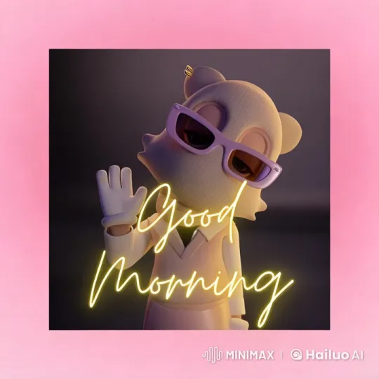 Cozy Morning Greeting from a Live2D Character – AI Generated Video | Hailuo AI