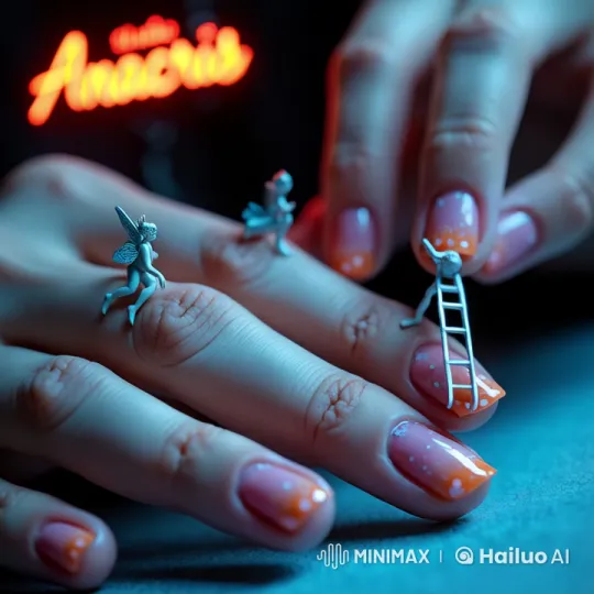 Fairies Perform Graceful Manicure in Magical Live2D Setting – AI Generated Video | Hailuo AI