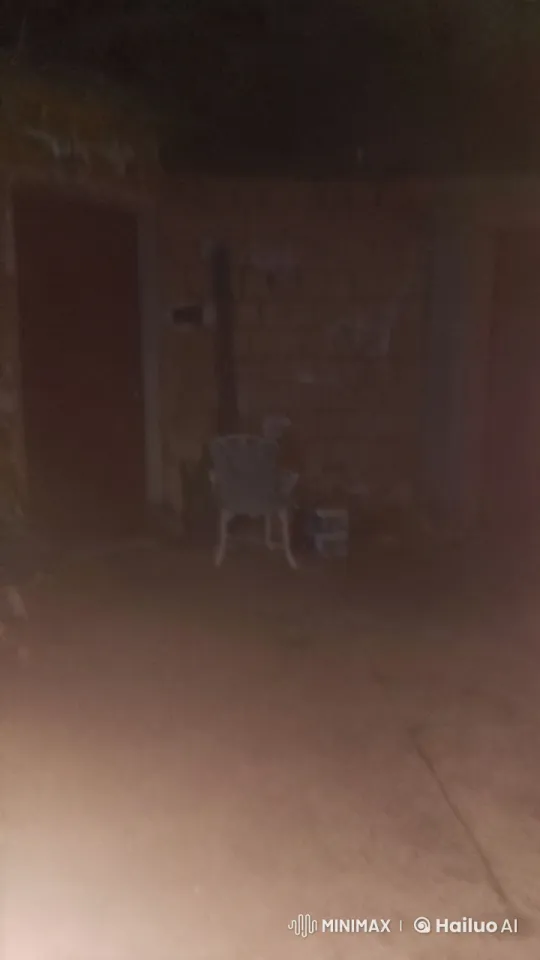 CGI T-Rex Emerges in Shadowy Courtyard – AI Generated Video | Hailuo AI
