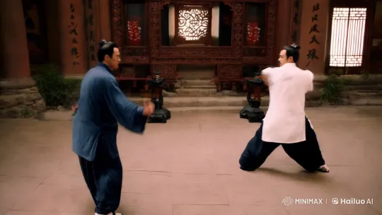 Aesthetic Martial Arts Scene in Ornate Dojo – AI Generated Video | Hailuo AI