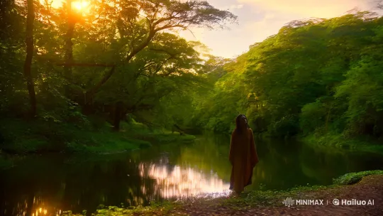 Dawn in the Forest: A Journey of Solitude and Serenity – AI Generated Video | Hailuo AI