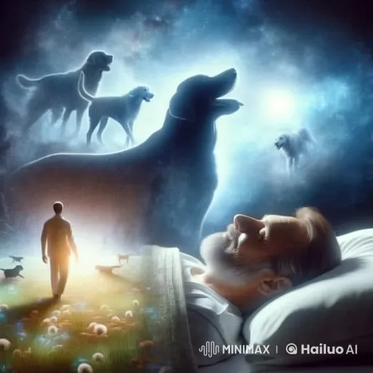 Peaceful Transition: Sleep to Spiritual Pet Realm – AI Generated Video | Hailuo AI