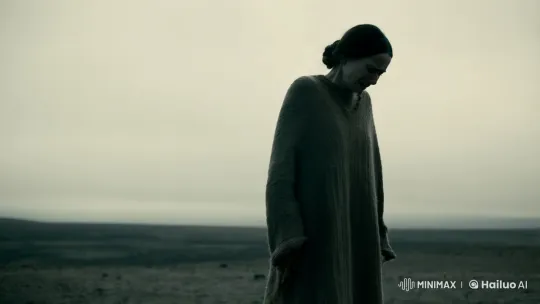 Sole Figure Confronts Vast Desolation in Cinematic Scene – AI Generated Video | Hailuo AI