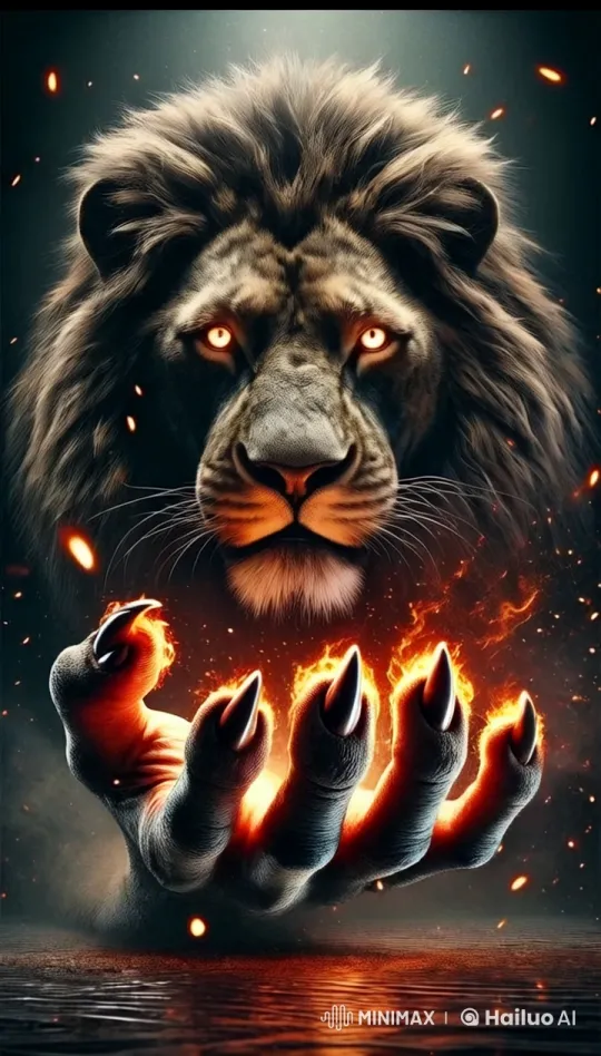 Magical Lion Transformation with Live2D and Epic Sounds – AI Generated Video | Hailuo AI