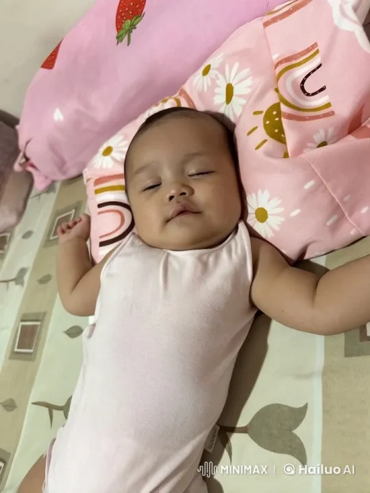 Baby Dancing Joyfully on Colorful Bed – AI Generated Video | Hailuo AI