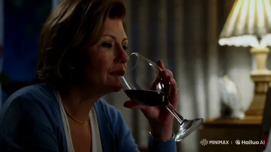 Lonely Night: Woman, Wine, and Laptop – AI Generated Video | Hailuo AI