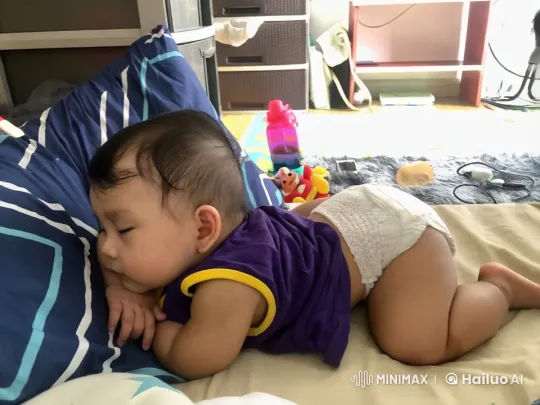 Baby Dancing and Playing on Bed in Live2D Animation – AI Generated Video | Hailuo AI