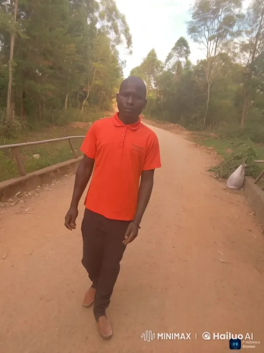 Vibrant Person Joyfully Jumping in Lush Rural Path – AI Generated Video | Hailuo AI
