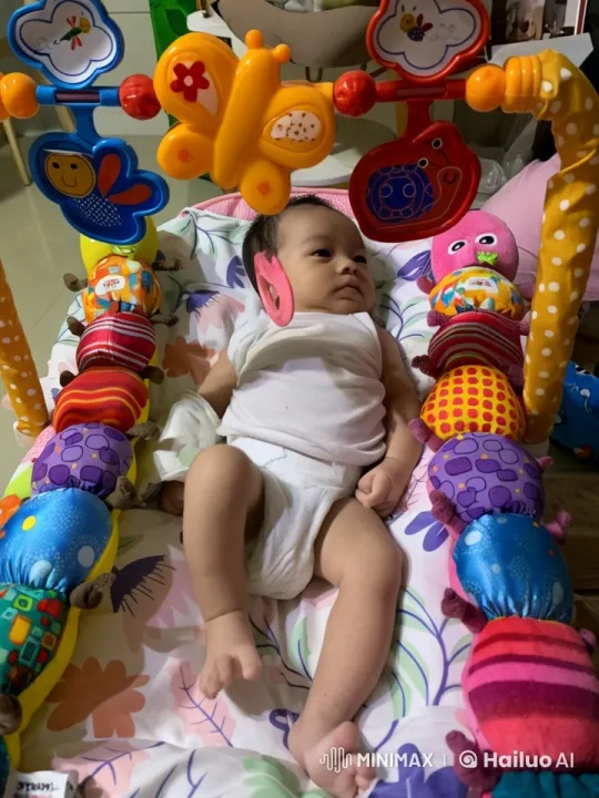 Baby Dances Joyfully on Play Mat with Toys – AI Generated Video | Hailuo AI