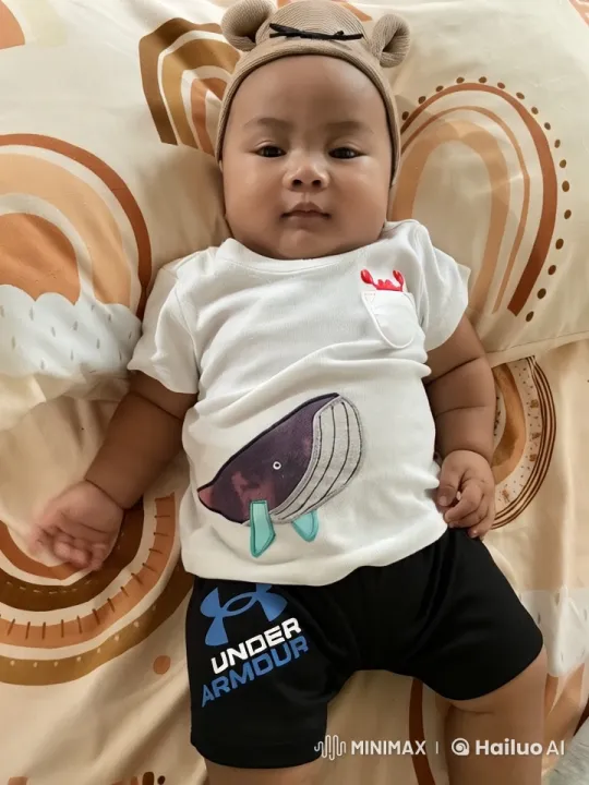Baby Dancing Joyfully in Cute Whale Outfit – AI Generated Video | Hailuo AI