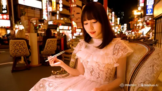 Lolita Aesthetics in Akihabara's Serene Streets – AI Generated Video | Hailuo AI