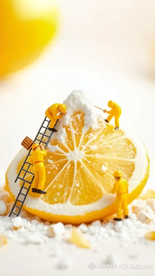 Live2D Miniature Lemon Construction Scene – AI Generated Video | Hailuo AI