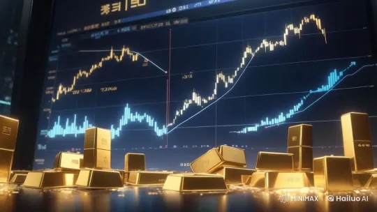 Vibrant Live2D Video Showcases Booming Stock Market with Gold Investment Appeal – AI Generated Video | Hailuo AI