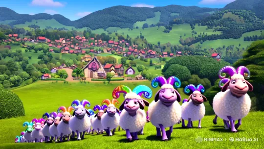 Magical Sheep's Enchanting Journey and Lesson of Friendship – AI Generated Video | Hailuo AI