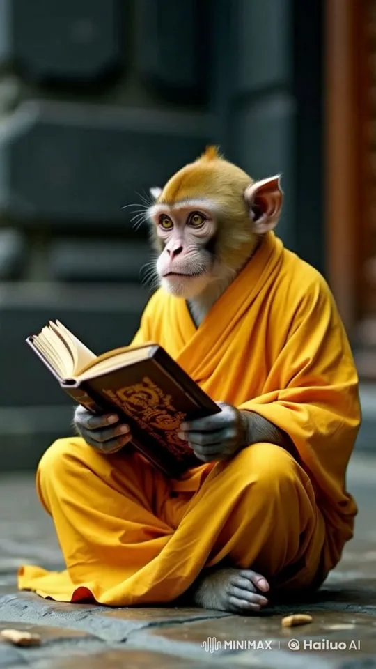 Animated Monkey Demonstrates Martial Arts Skills – AI Generated Video | Hailuo AI