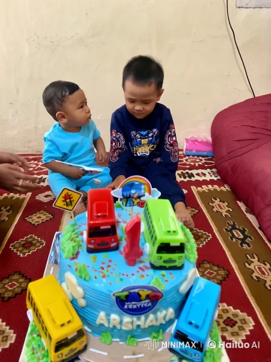 Children Celebrate with Kungfu on Birthday Carpet – AI Generated Video | Hailuo AI