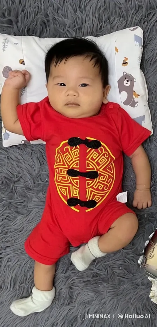 Baby Dancing Enthusiastically in Cozy Setting – AI Generated Video | Hailuo AI