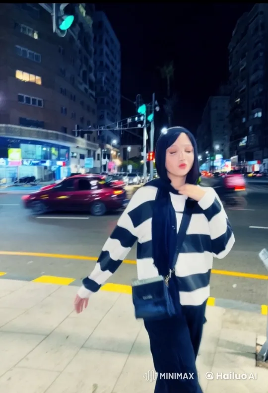Urban Night Kung Fu Romance in Live2D Animation – AI Generated Video | Hailuo AI