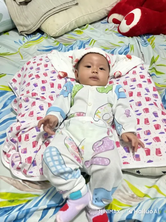 Baby Dancing Joyfully on Bed in Live2D Animation – AI Generated Video | Hailuo AI