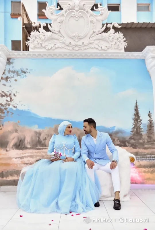 Couple Performs Energetic Martial Arts in Elegant Pastoral Setting – AI Generated Video | Hailuo AI