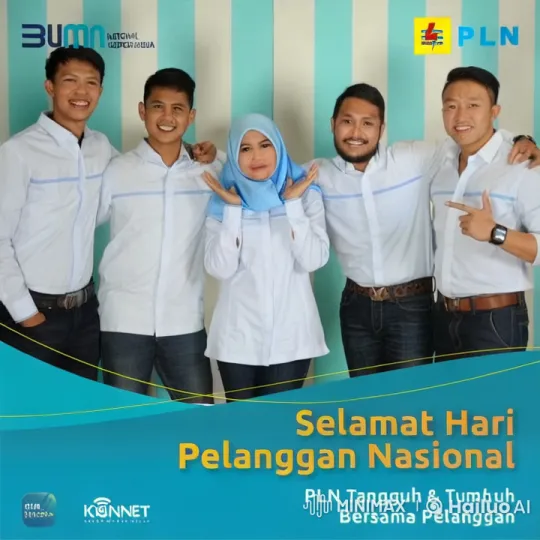 PLN Staff Celebrate National Customer Day with Playful Shadowboxing – AI Generated Video | Hailuo AI