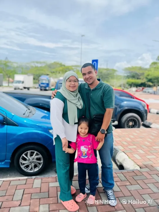 Family Supports Child's Kungfu Performance in Parking Area – AI Generated Video | Hailuo AI