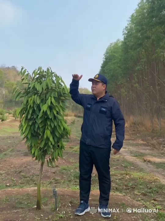 Man Gestures in Serene Outdoor Setting – AI Generated Video | Hailuo AI
