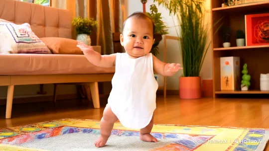 Baby's Joyful Dance and Kung Fu Moves – AI Generated Video | Hailuo AI