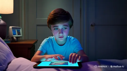 Child Enjoys VR Adventure, Reflects on Real vs. Virtual Excitement – AI Generated Video | Hailuo AI