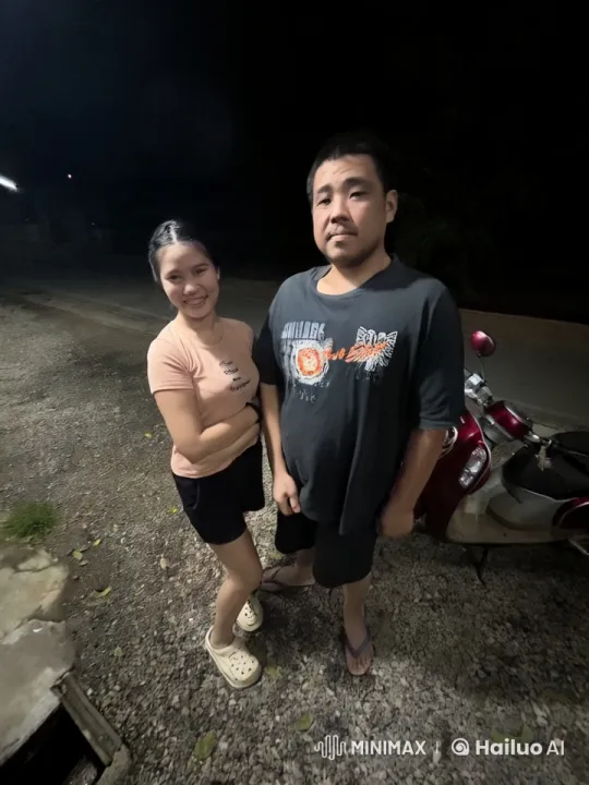 Nighttime Kung Fu Sparring Session on Gravel Path – AI Generated Video | Hailuo AI
