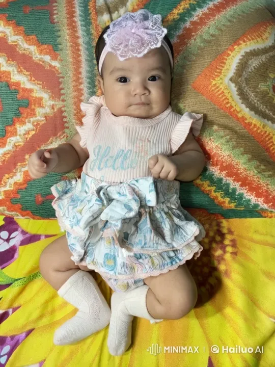 Baby Dances Joyfully in Colorful Dress – AI Generated Video | Hailuo AI