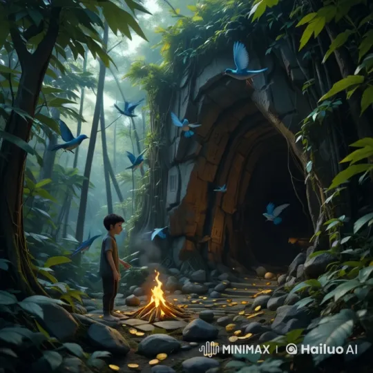 Sidhu's Mysterious Journey Through the Forest and Cave – AI Generated Video | Hailuo AI