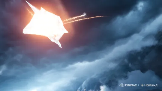 Shattering Sound Barrier: Molten Glass Shard Impacts – AI Generated Video | Hailuo AI