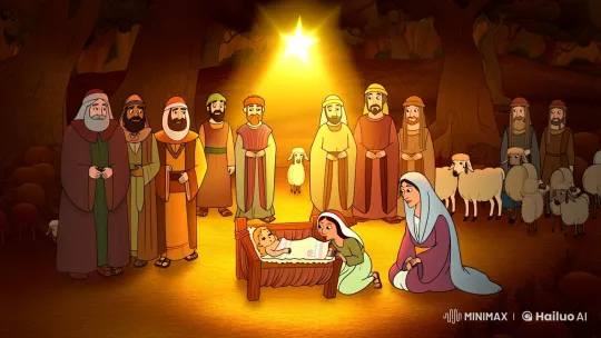 Nativity Scene: A Cinematic Meditation on the First Christmas – AI Generated Video | Hailuo AI