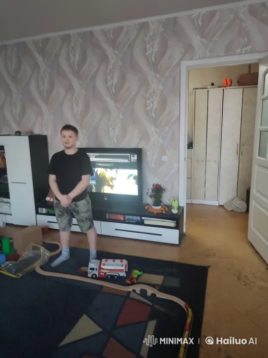 Man Floats Gracefully in Cozy Living Room – AI Generated Video | Hailuo AI
