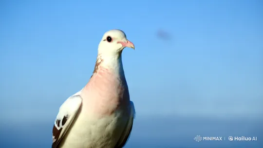 Tranquil Dove Meets Volcanic Eruption: A Cinematic Contrast – AI Generated Video | Hailuo AI