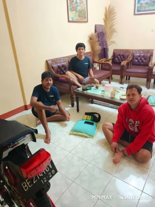 Three Young Men Practice Martial Arts in Living Room – AI Generated Video | Hailuo AI