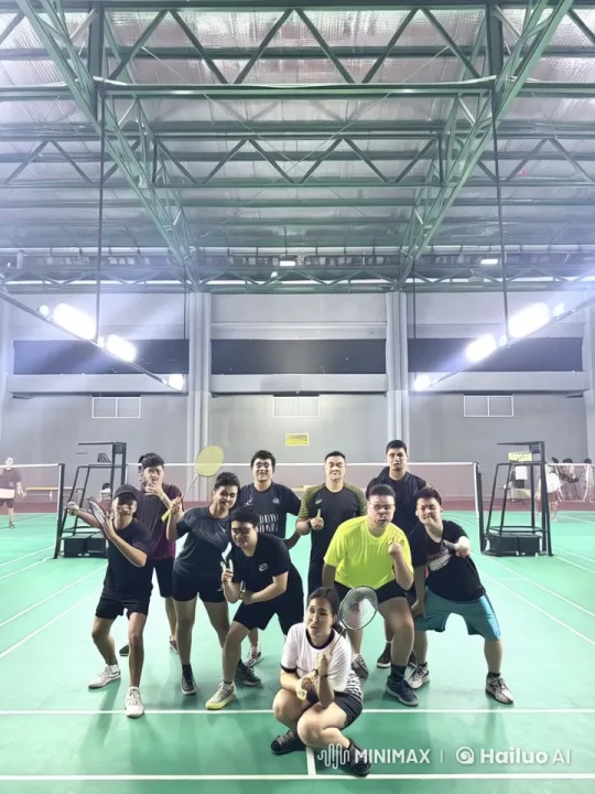 Live2D Animated Badminton Group Performs Kung Fu – AI Generated Video | Hailuo AI