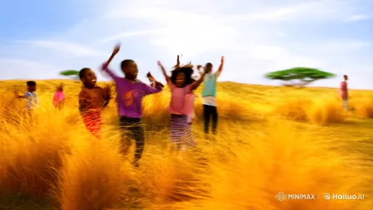 Global Celebration: Children's Joyful Journeys Across Cultures – AI Generated Video | Hailuo AI