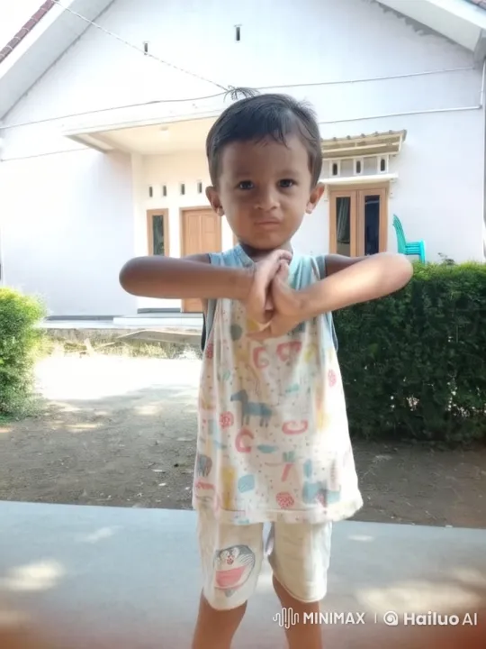 Child and Tiger Walk Peacefully in Animated Setting – AI Generated Video | Hailuo AI