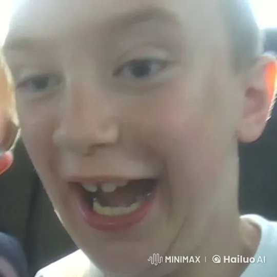 Blonde Boy Dancing Joyfully in Car Interior – AI Generated Video | Hailuo AI