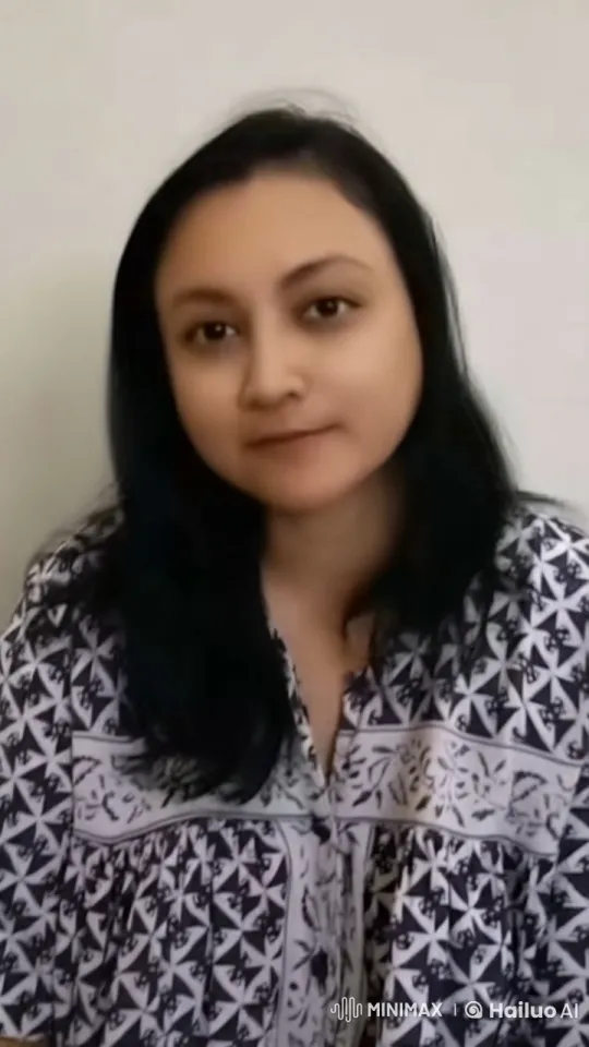 Live2D Animation Showcasing Dynamic Hair and Blinking Effects – AI Generated Video | Hailuo AI
