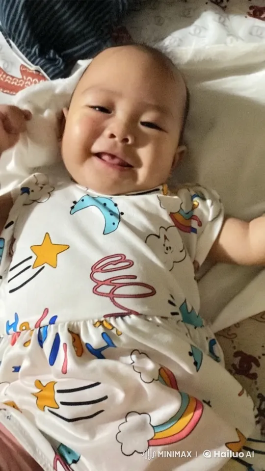 Colorful Child: Animated Dance with Starry, Rainbow Motifs – AI Generated Video | Hailuo AI