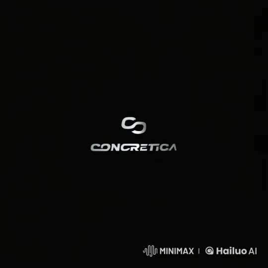 Concretica Logo Animation with Rotating Elements and Starry Sky – AI Generated Video | Hailuo AI