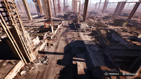 Urban Rebel Agents in Intense Aerial and Close-Up Battle – AI Generated Video | Hailuo AI